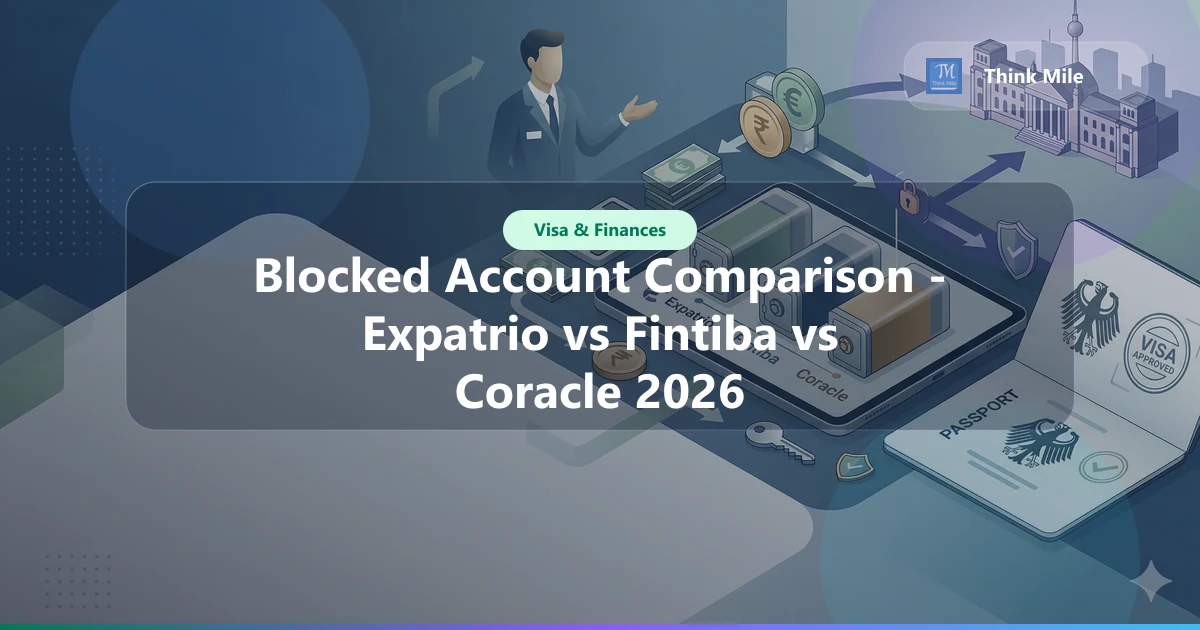 Blocked Account Germany 2026: Expatrio vs Fintiba vs Coracle