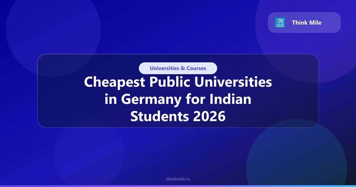 Cheapest Public Universities in Germany: 2026 Cost Method