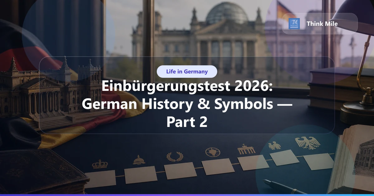 Einbürgerungstest 2026: German History & Symbols — Part 2