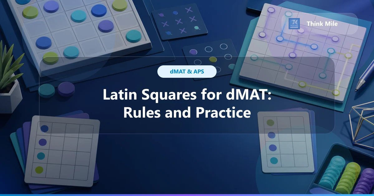Latin Squares for dMAT: Rules and Practice