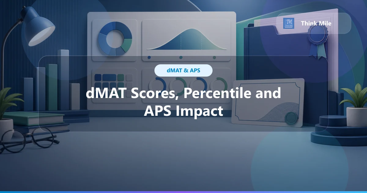dMAT Scores, Percentile and APS Impact