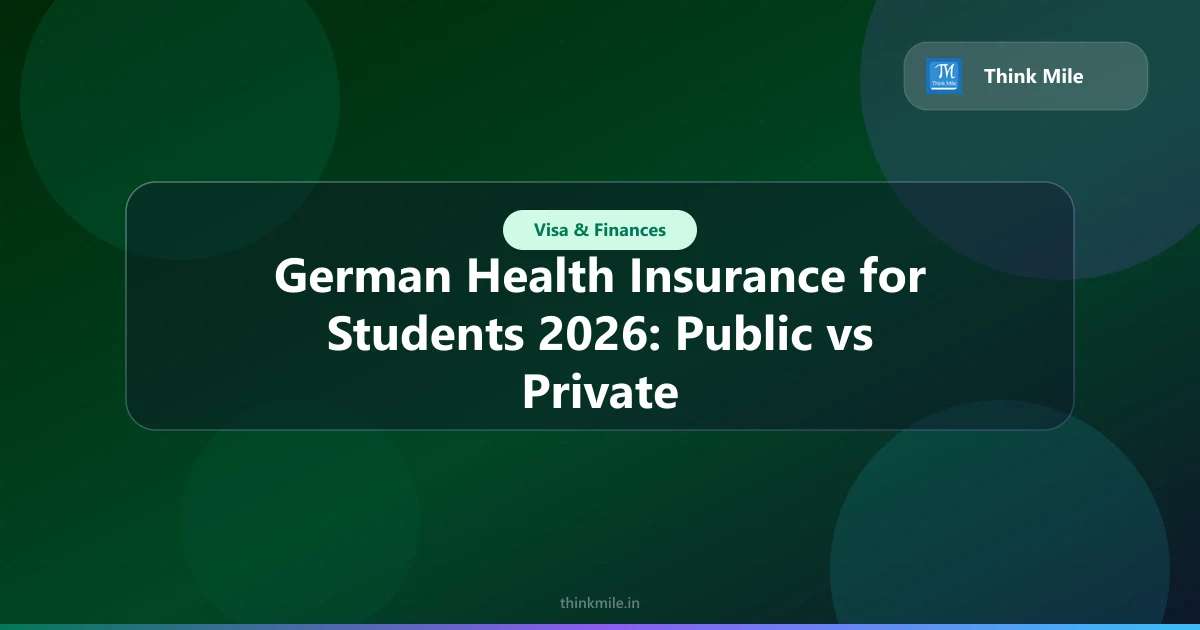 German Health Insurance for Students 2026: Public vs Private