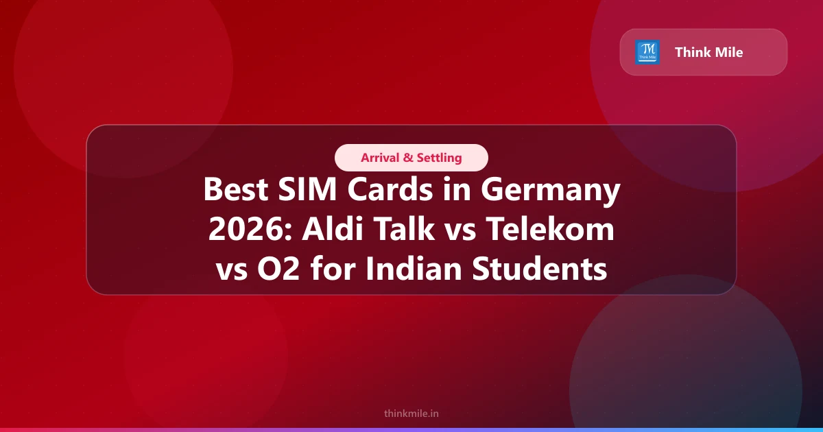 Best SIM Cards in Germany 2026: Prepaid Guide for Indian Students