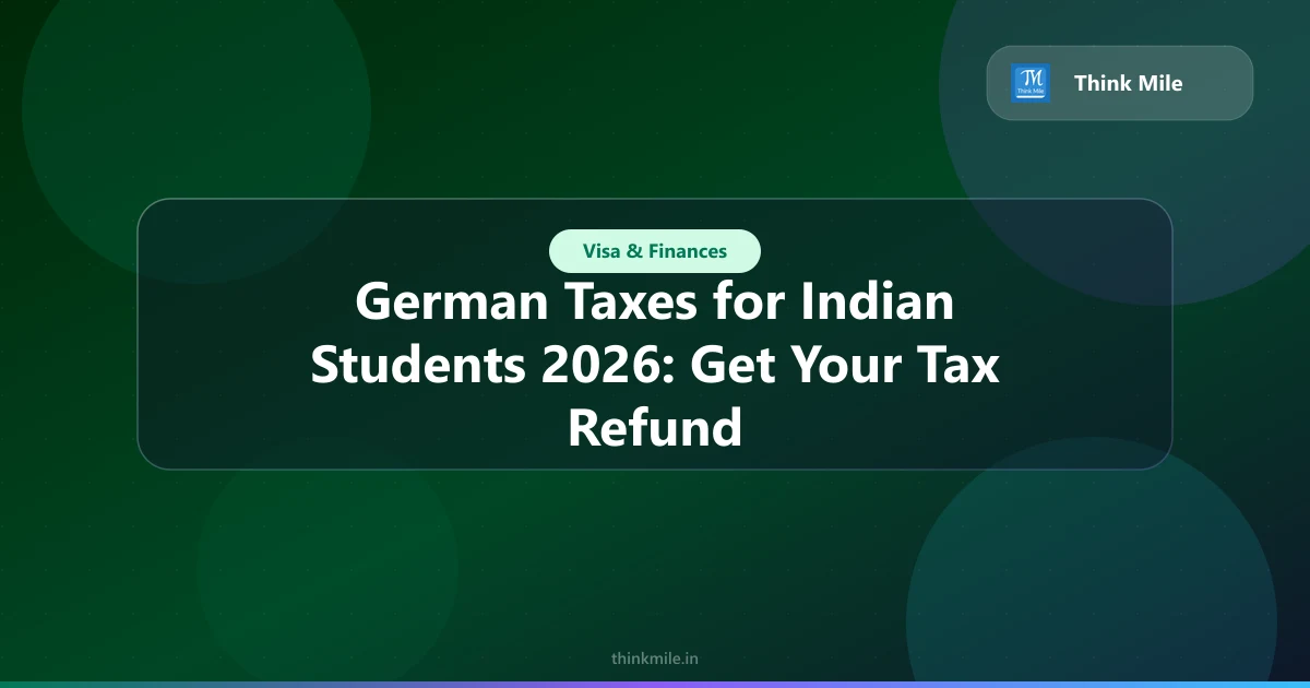 German Taxes for Indian Students 2026: Get Your Tax Refund