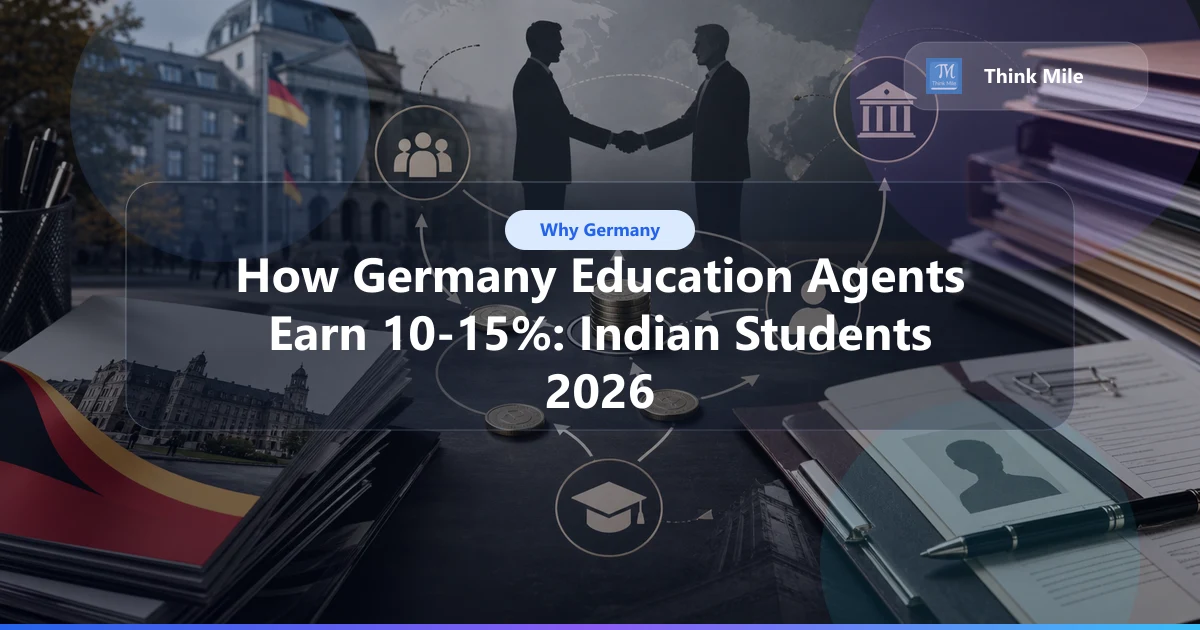 How Germany Education Agents Earn 10-15%: Indian Students 2026