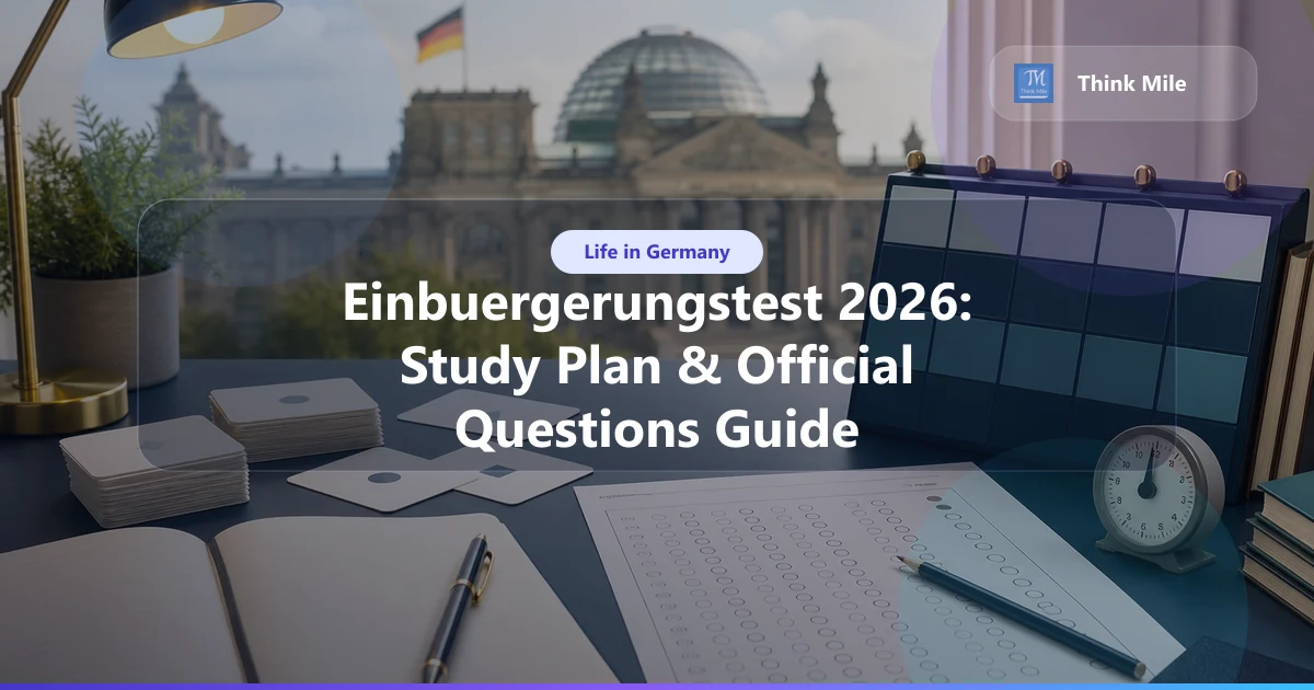 Einbuergerungstest 2026: Study Plan & Official Questions Guide