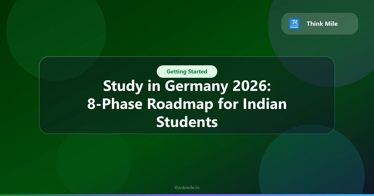 Study in Germany 2026: 8-Phase Roadmap for Indian Students