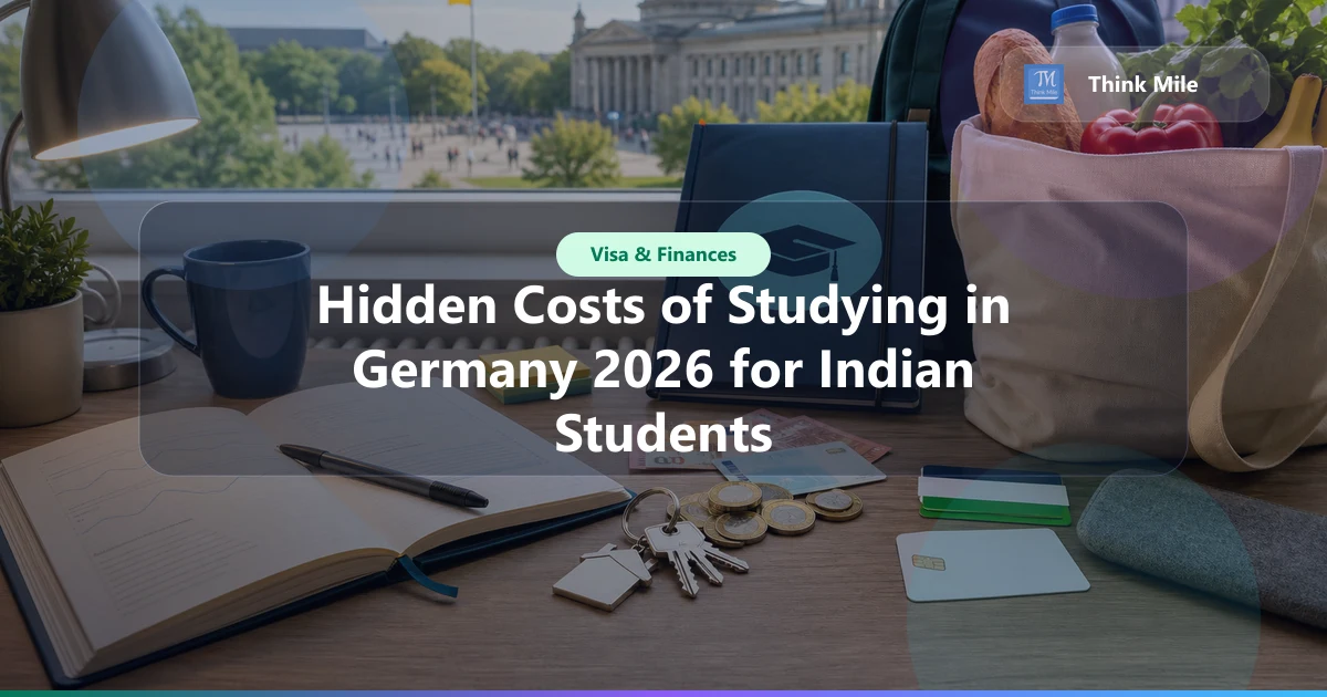 Hidden Costs of Studying in Germany 2026 for Indian Students