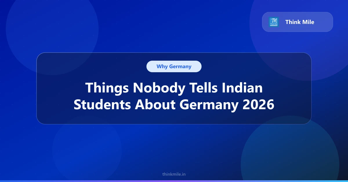 Things Nobody Tells Indian Students About Germany 2026