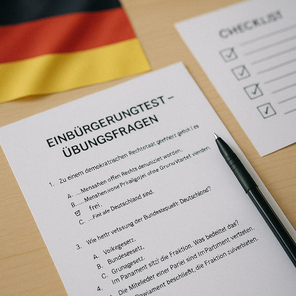 Practice questions for the Einbürgerungstest