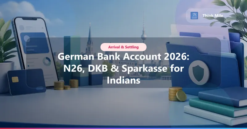 German Bank Account 2026: N26, DKB & Sparkasse for Indians | Think Mile ...