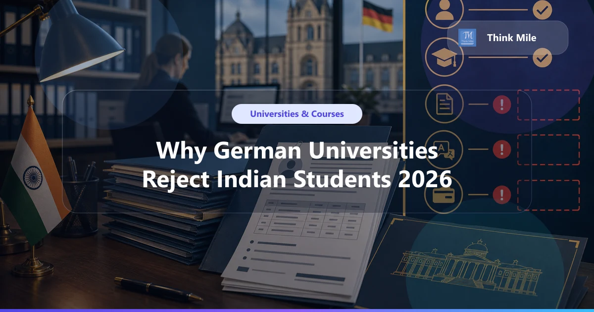 Why German Universities Reject Indian Students 2026 | Think Mile Blog